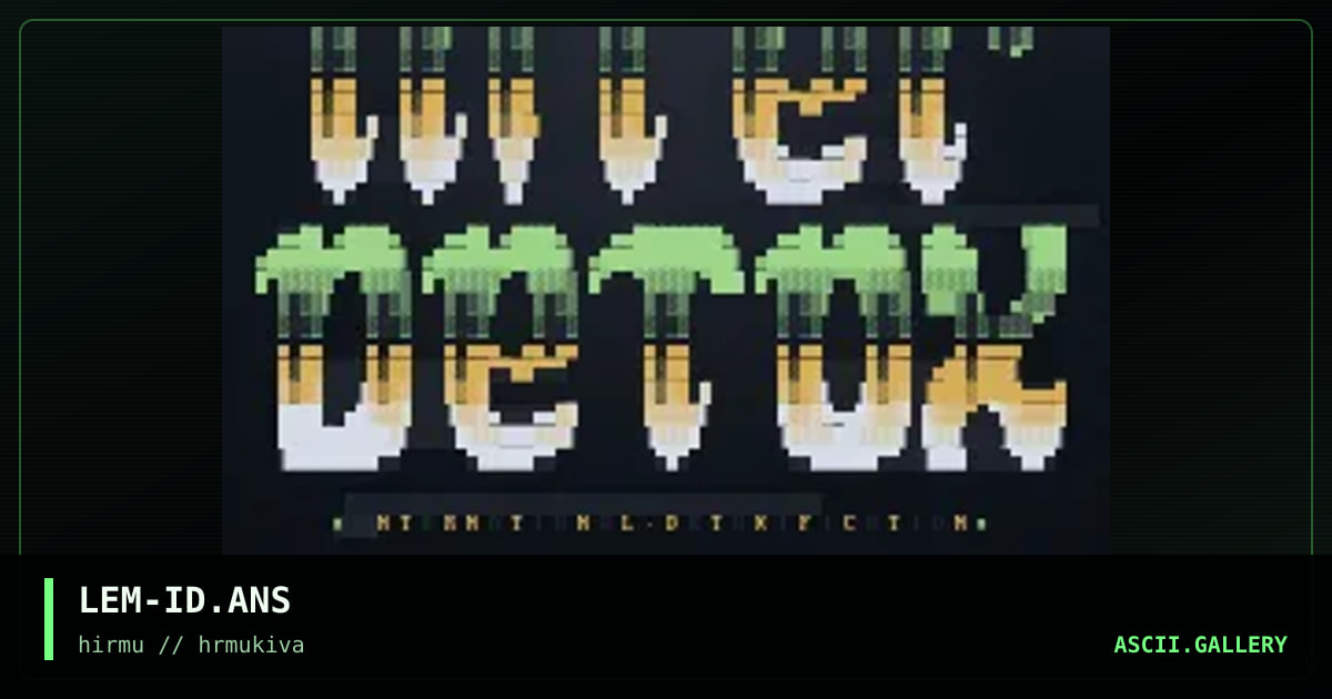 International Detoxification BBS, by lemming, 1995