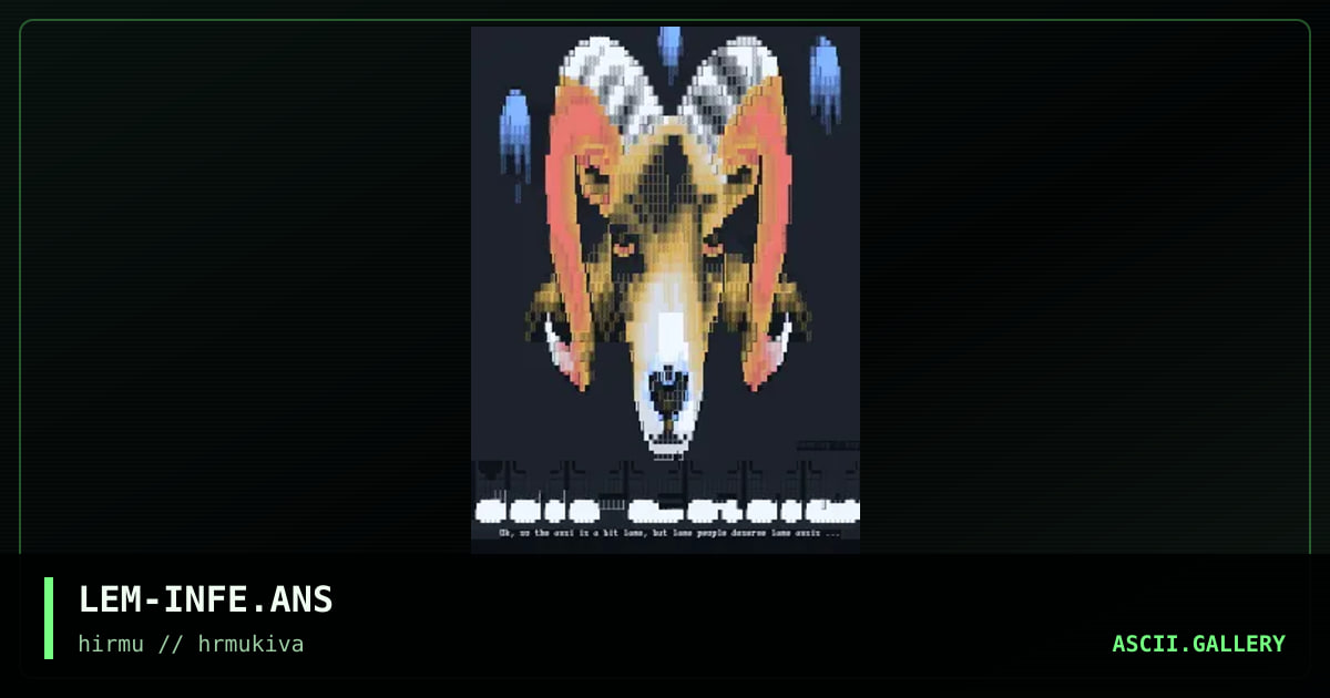 LEM-INFE.ANS, by lemming, 1995