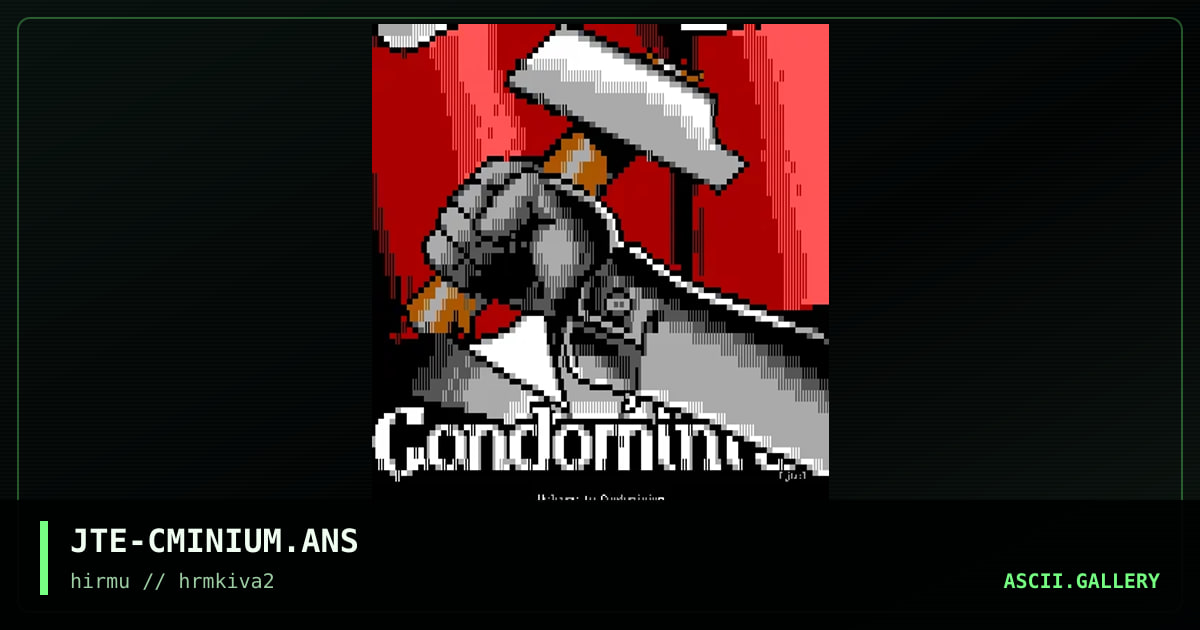 Condominium BBS, by jate, 2018
