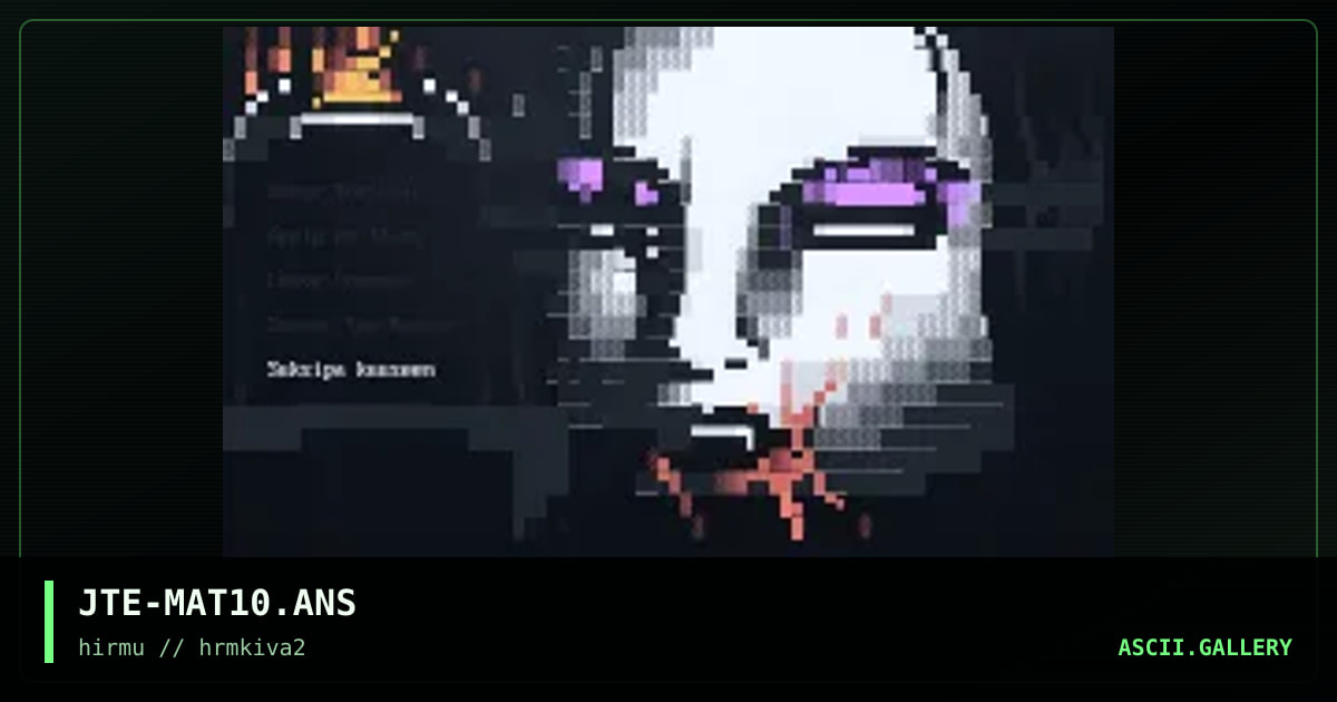 dA Vulva BBS Matrix screen, by jate, 2018