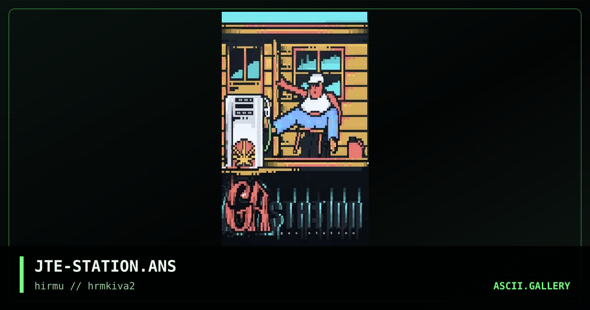 Gas station BBS, by jate, 2018