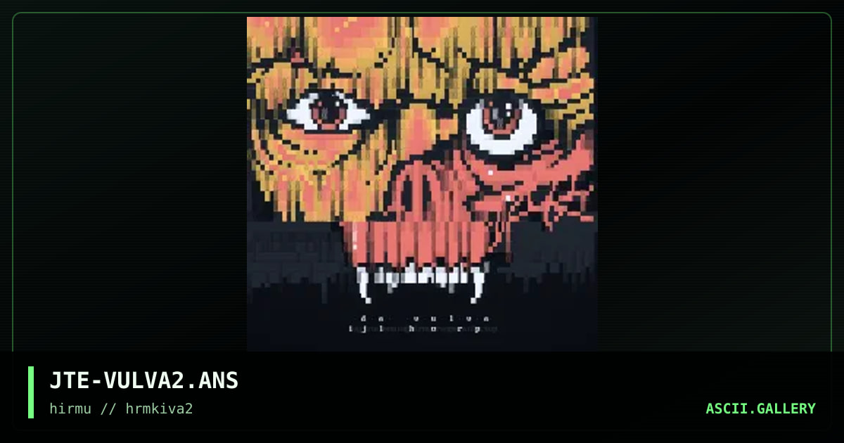 dA Vulva BBS logout, by jate, 2018