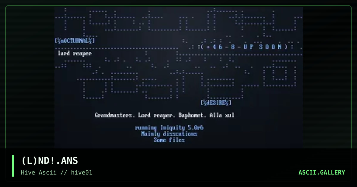 (L)ND!.ANS, by lord reaper, 1998