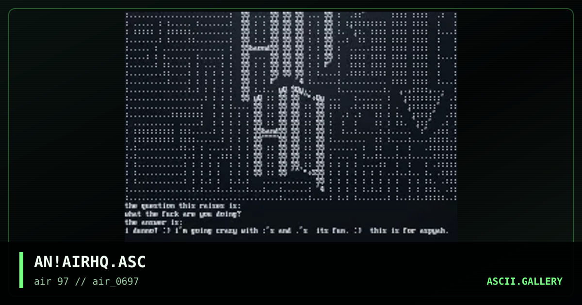 air hq, by aneurizm, 1997