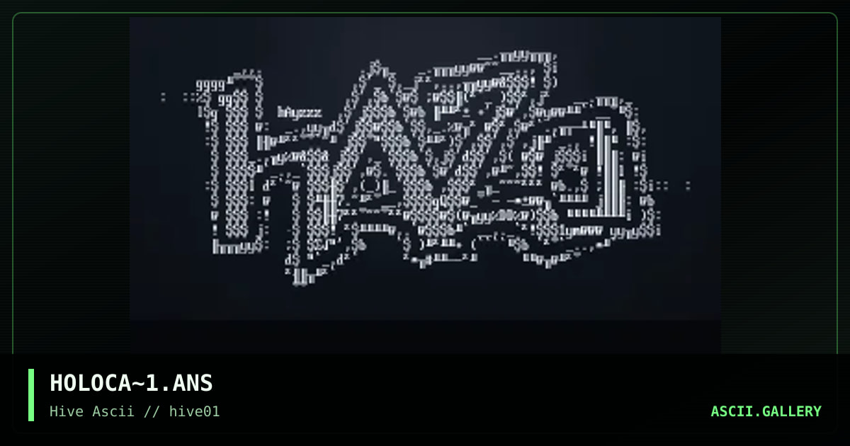 hAZE, by holocaust, replay, 1998