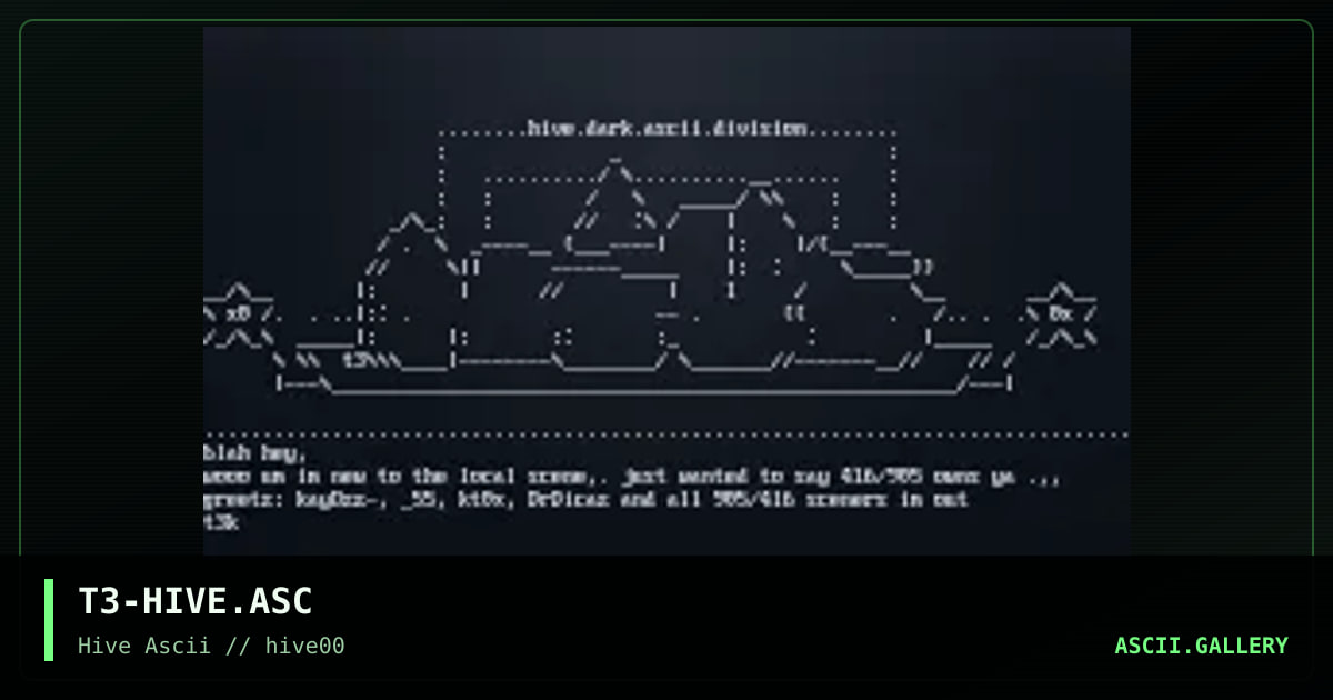 hIVE promo, by teknik, 1998