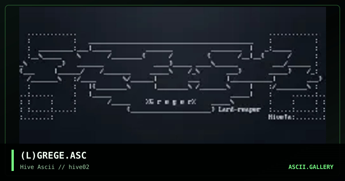 (L)GREGE.ASC, by lord reaper, 1998