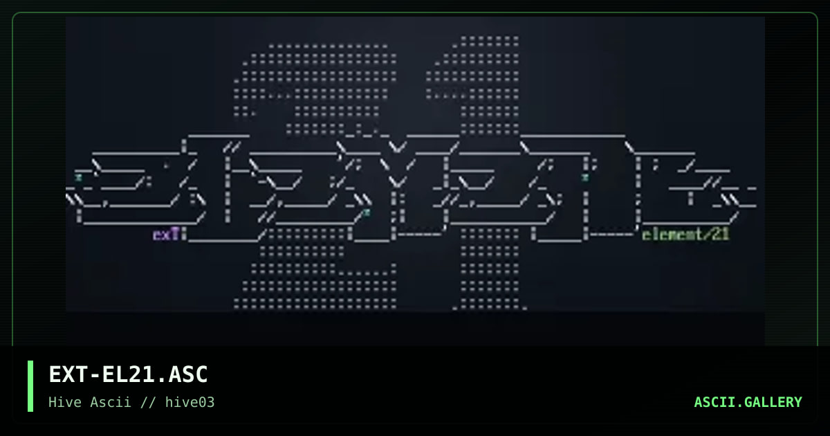 EXT-EL21.ASC, by extriate, 1998