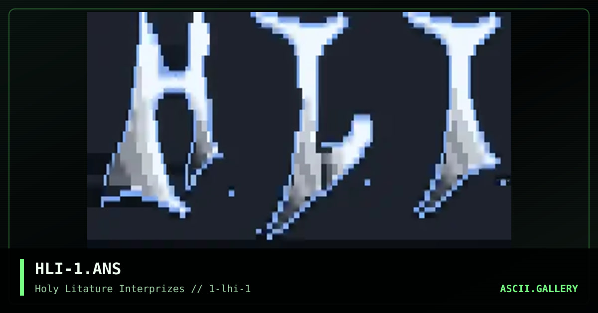 HLI-1.ANS, by the egyptian avenger, 1994