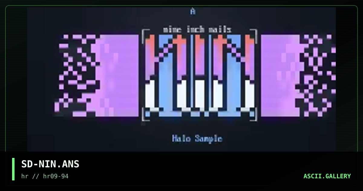 SD-NIN.ANS, by mr self destruct, 1994