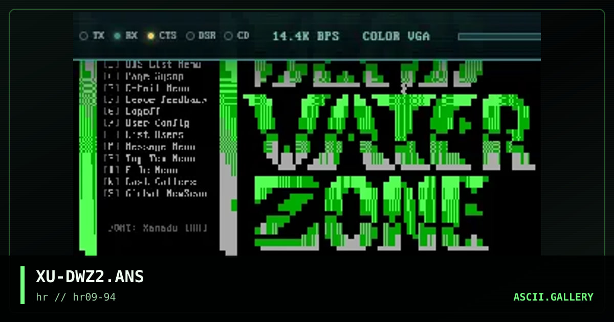 XU-DWZ2.ANS, by xanadu, 1994