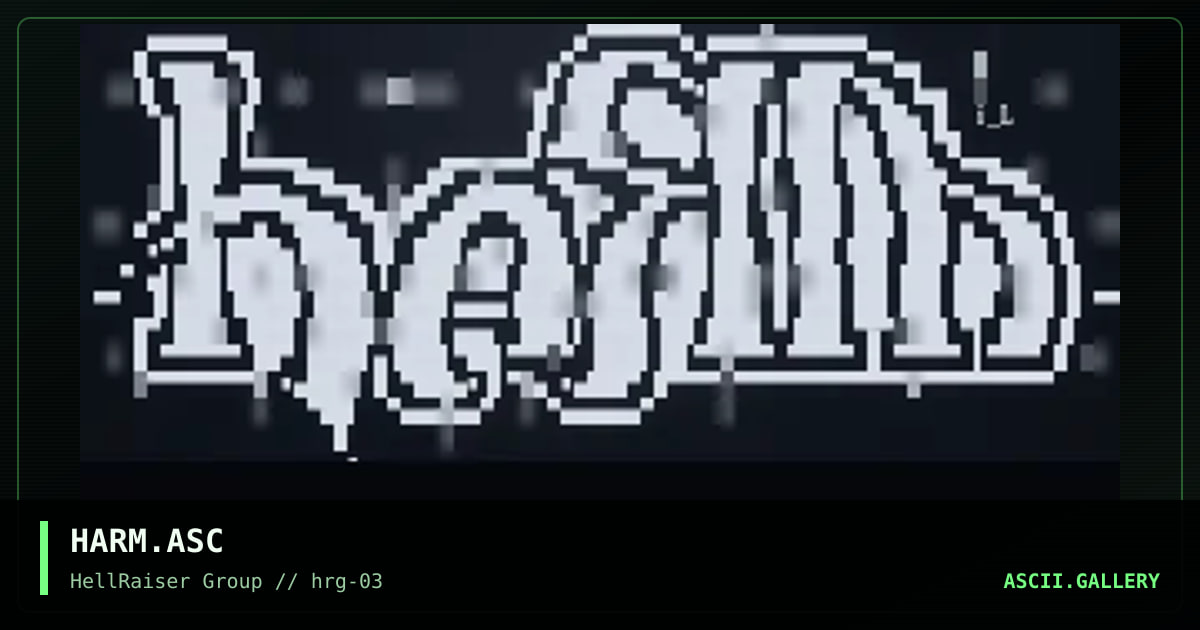HARM, by iron_lung, 1997