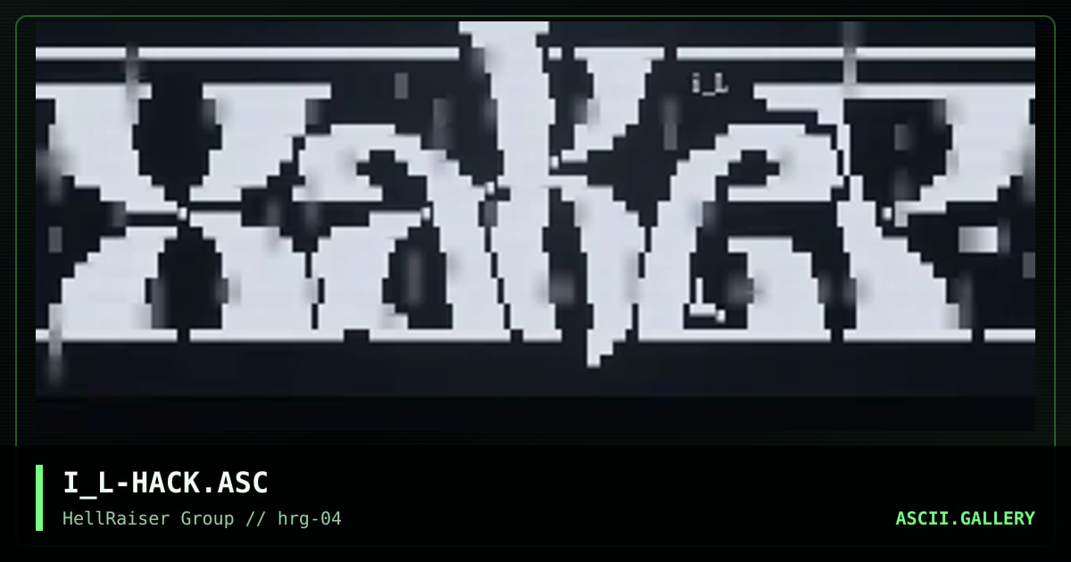 Hacker diskmag... pfui.., by iron_lung, 1997