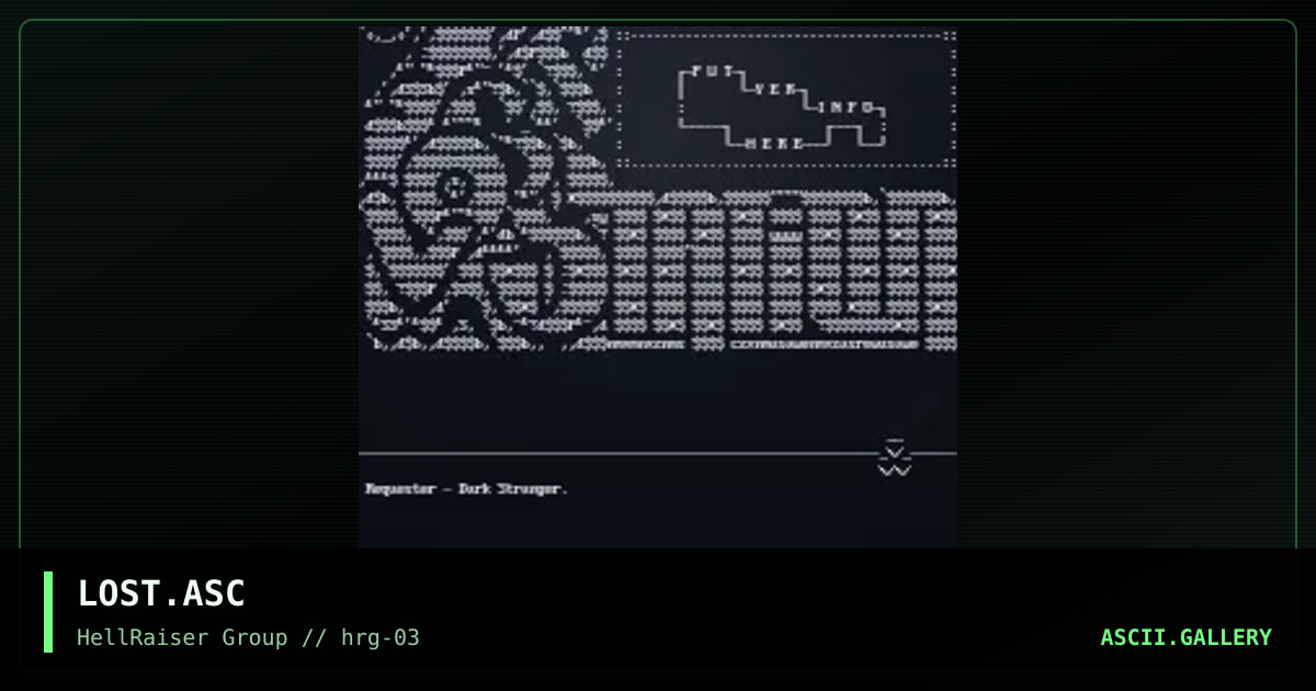 LOST station info, by iron_lung, 1997