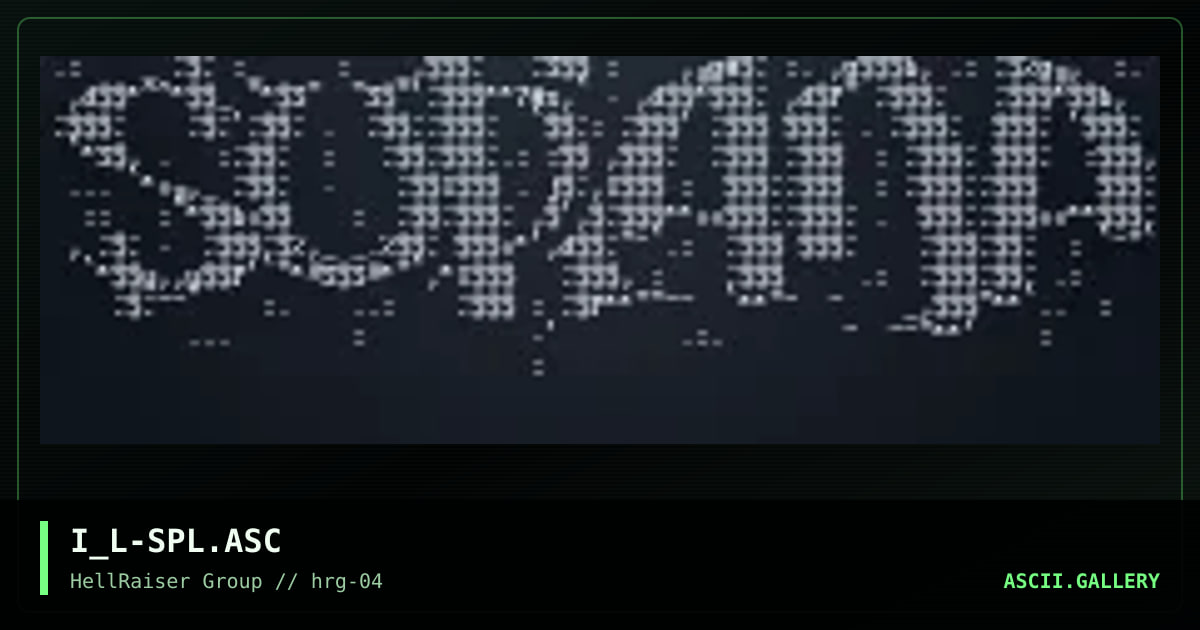 Suplana, by iron_lung, 1997