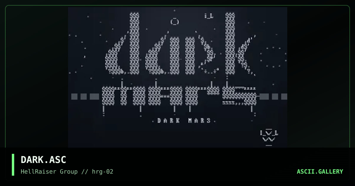 DARK mars bbs, by iron_lung, 1997