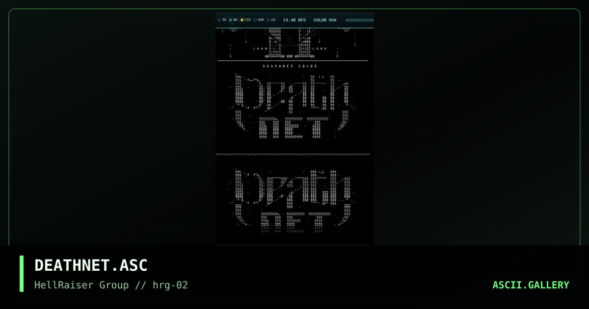 DeathNEt logos.., by iron_lung, 1997