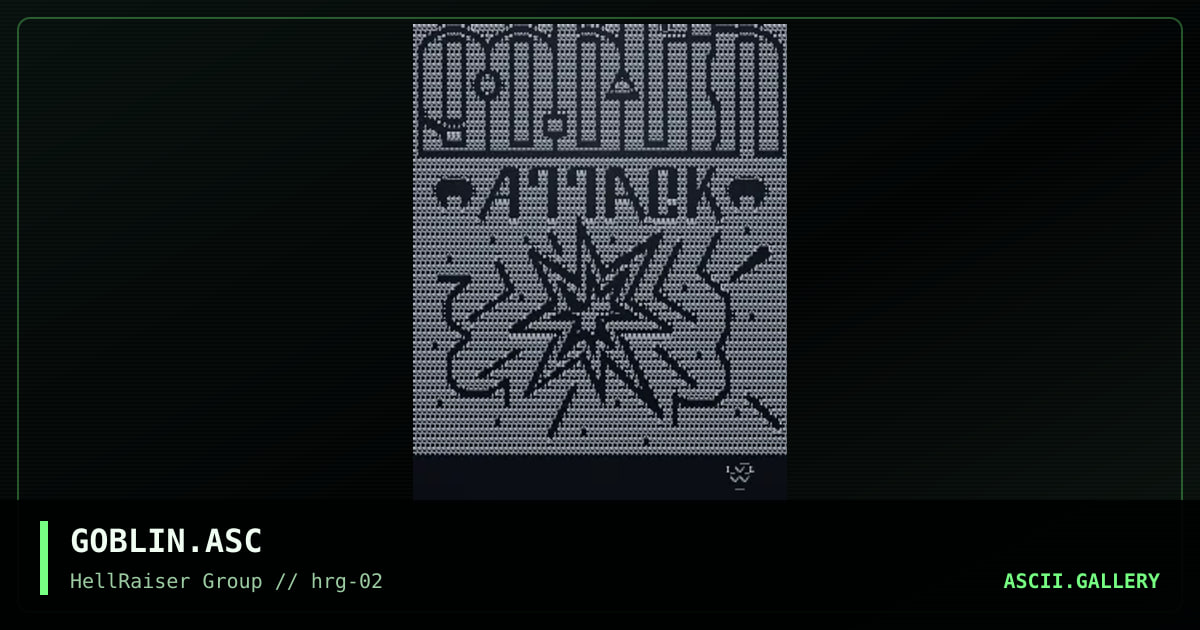Goblin attackkkkkkkkkk...., by iron_lung, 1997