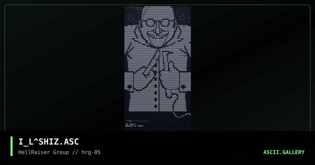 Dr. ShizEr, by iron_lung, 1997