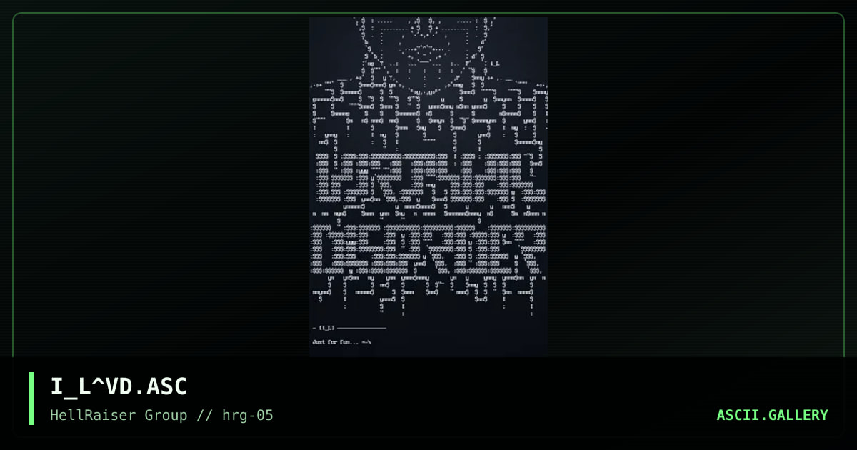 Virtual Disordar, by iron_lung, 1997