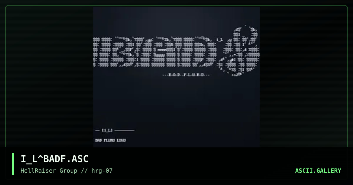 Bad Fluro BBs, by iron_lung, 1997