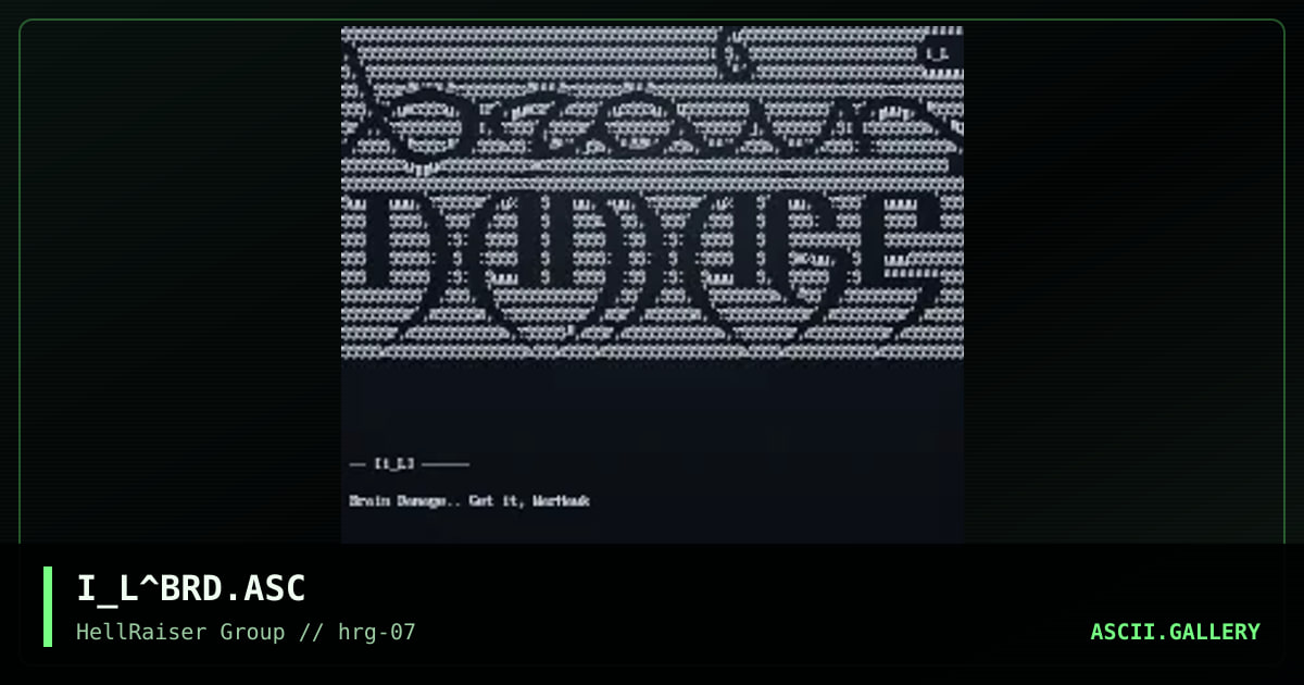 Brain Damage, by iron_lung, 1997