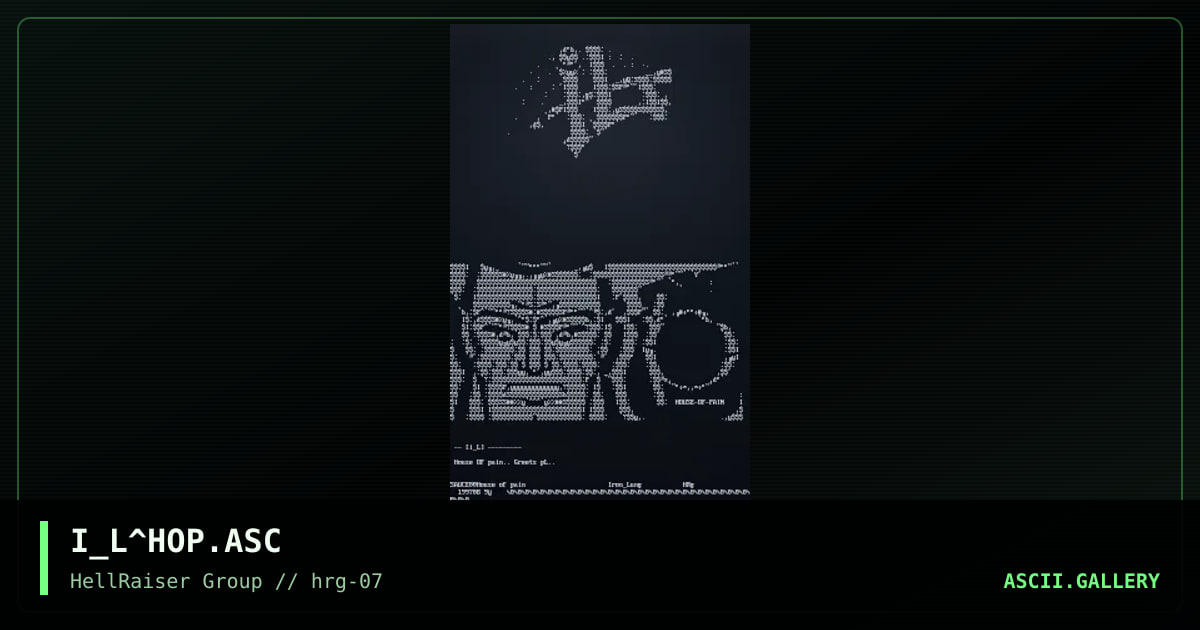 House of pain, by iron_lung, 1997