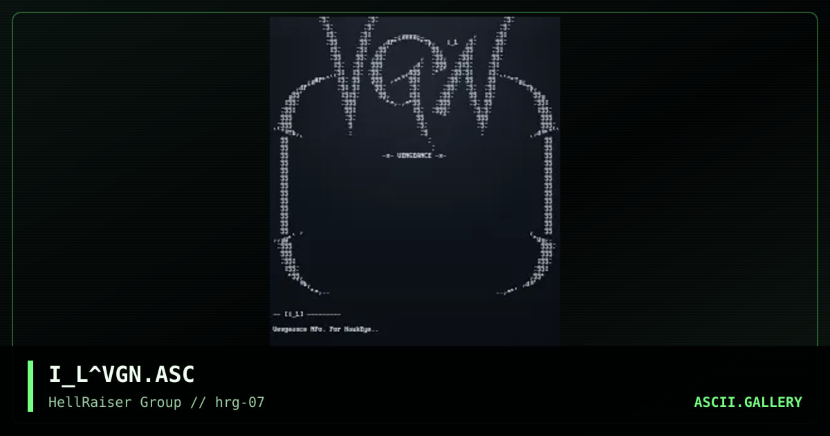 Vengeance, by iron_lung, 1997
