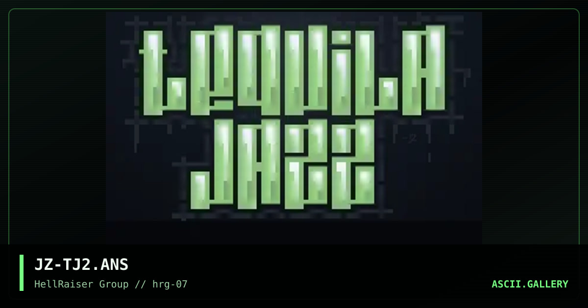Tequila Jazzz, by jazzrabbit, 1997