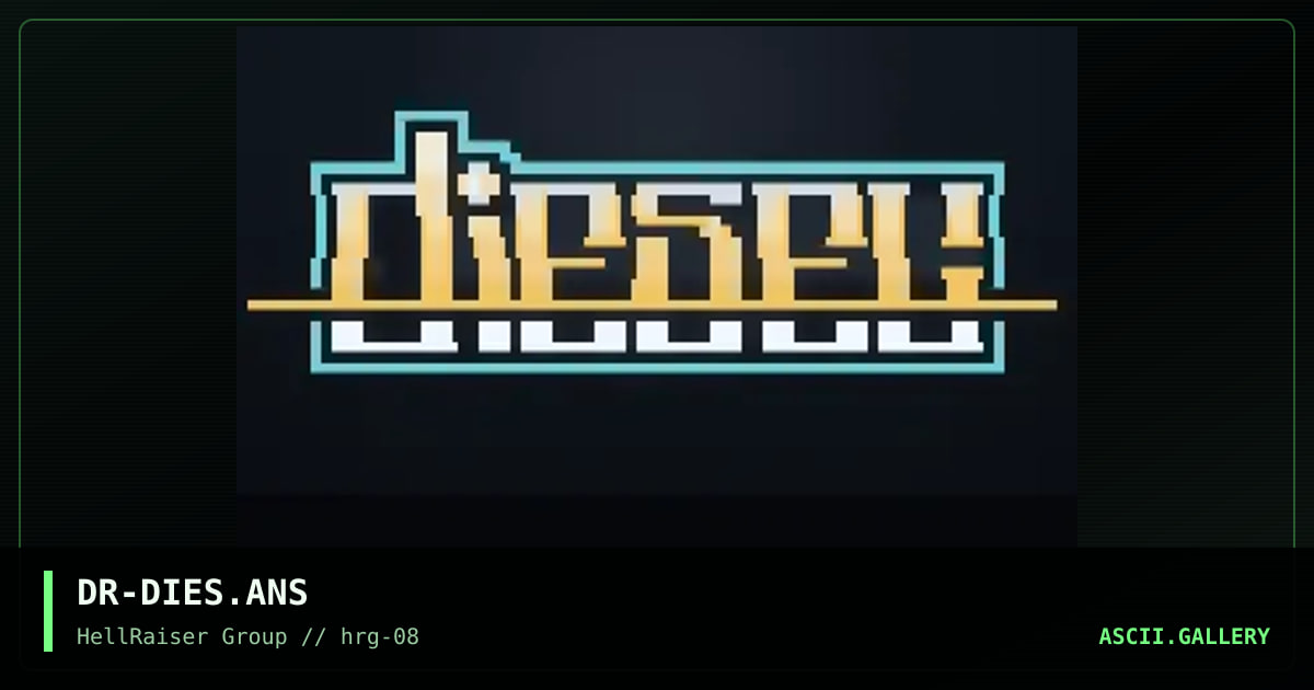 Diesel, by droopy, 1997