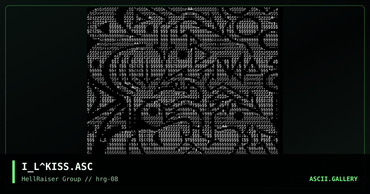the kiss, by iron_lung, 1997