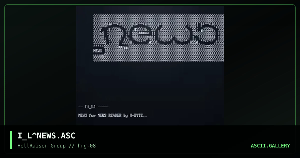 News, by iron_lung, 1997