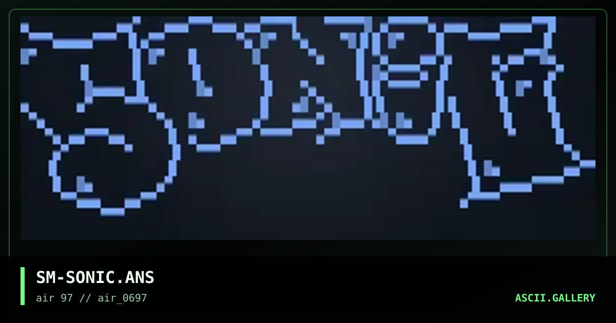 SM-SONIC.ANS, by sodom, 1997