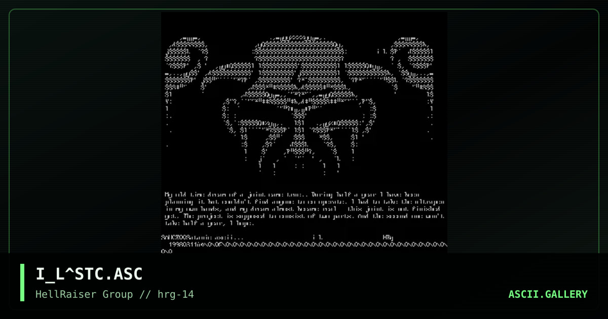 I_L^STC.ASC, by iron_lung, 1998