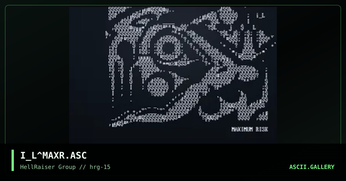 Maximum Risk, by iron_lung, 1998