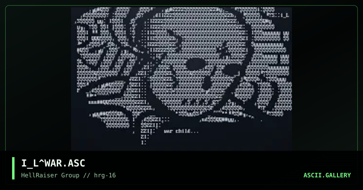 War Child, by iron_lung, 1998