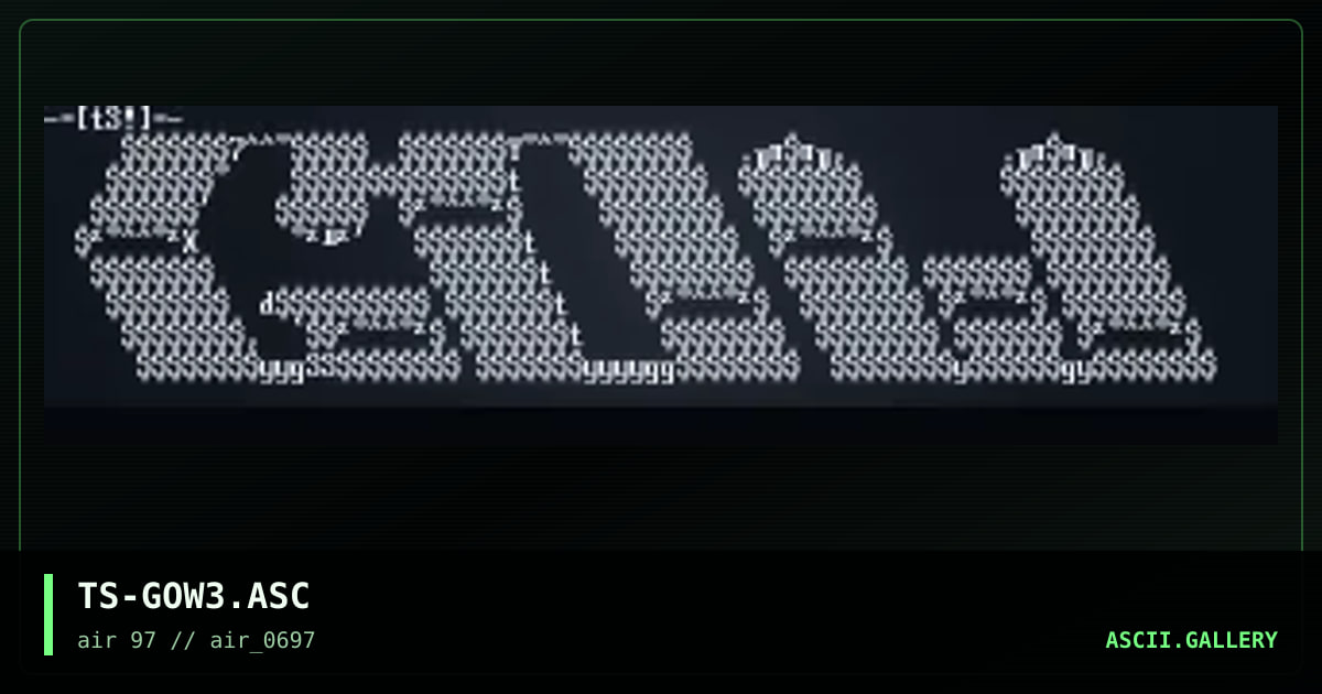 gow_logo!, by the sleep, 1997