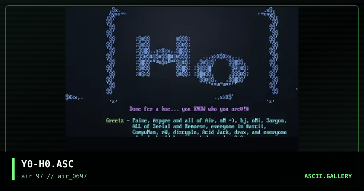 ho_logo!, by mr yoyo, 1997