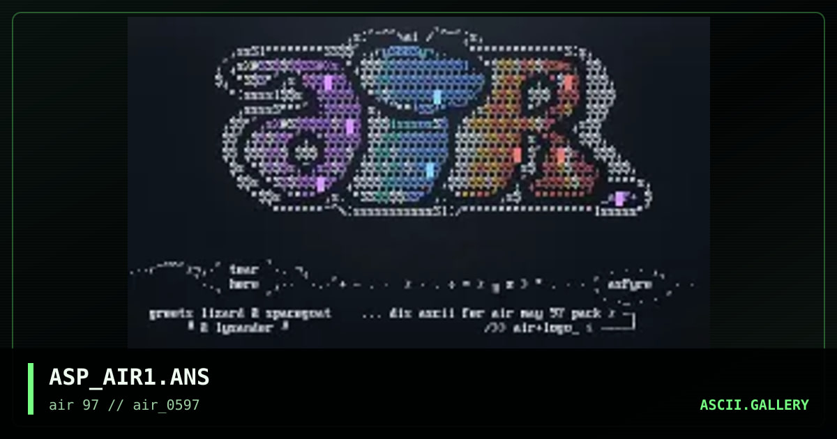 +aiR_logo_, by aspyre, 1997