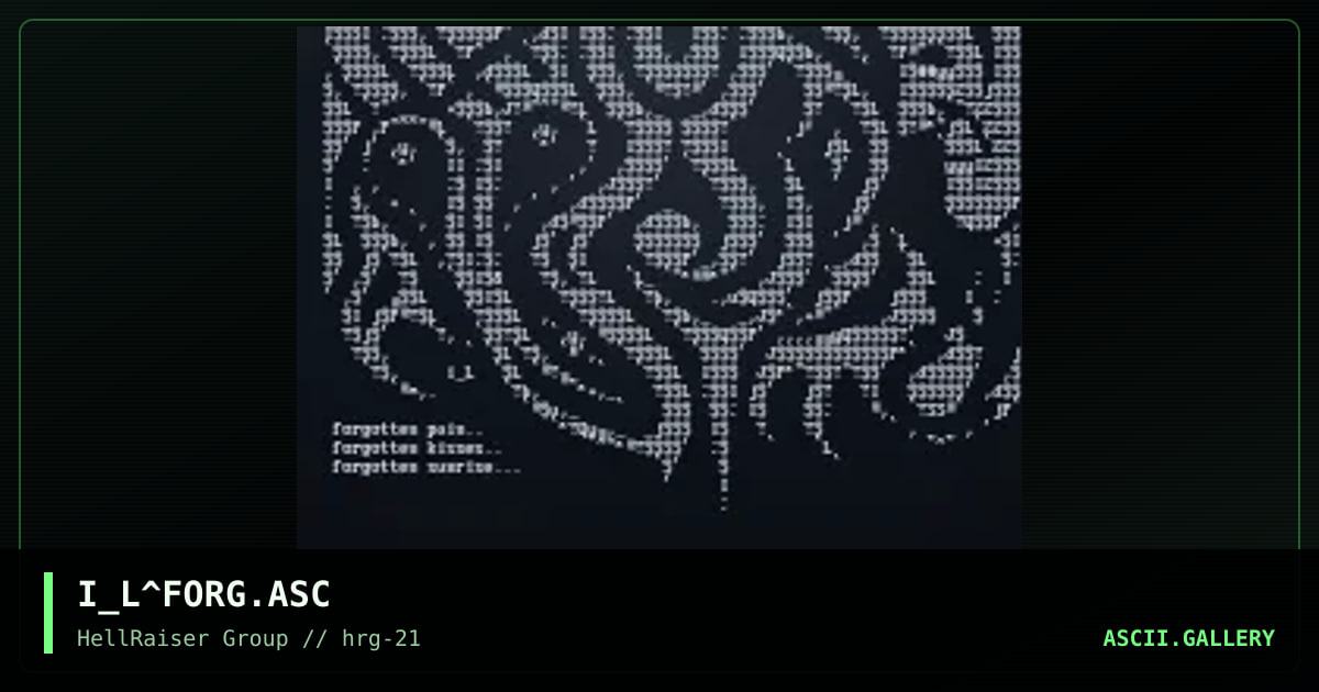 I_L^FORG.ASC, by iron_lung, 1998