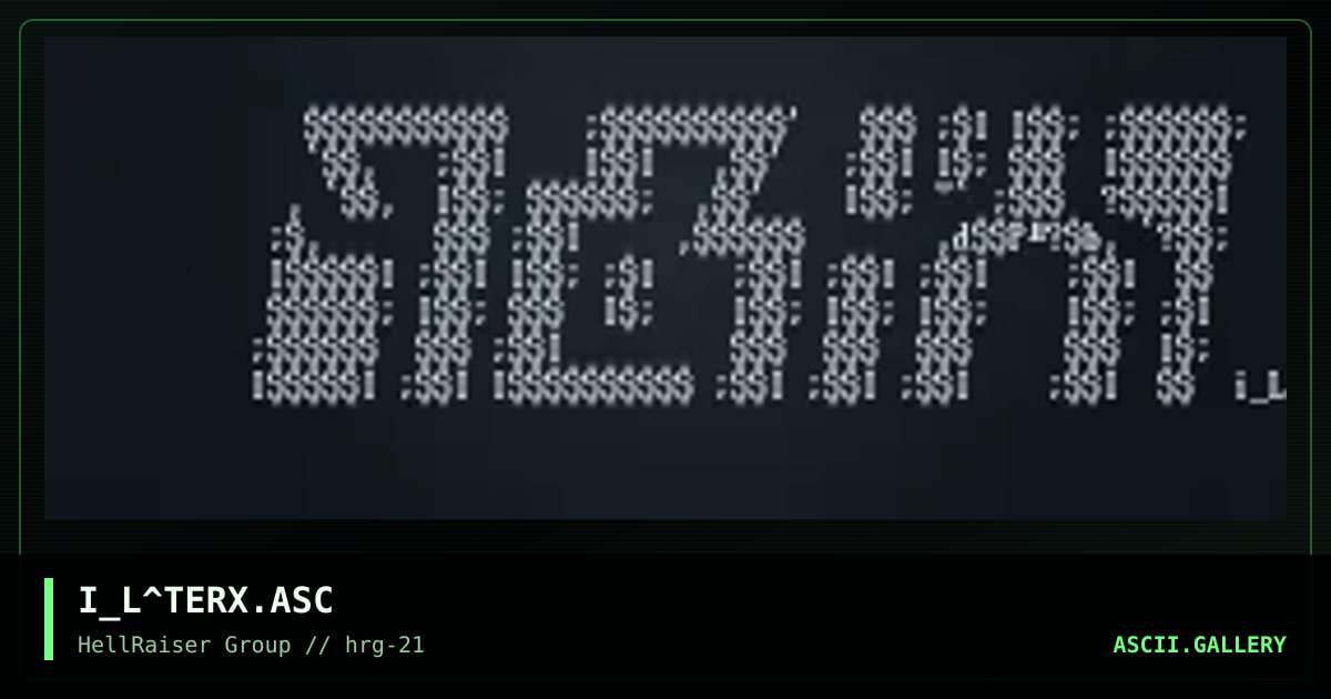 I_L^TERX.ASC, by iron_lung, 1998