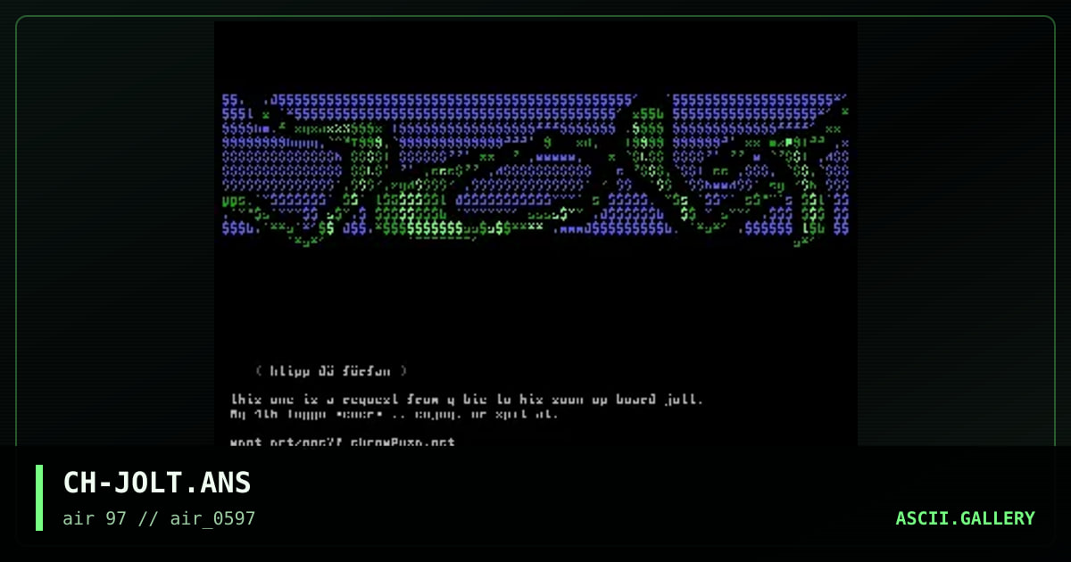 jolt loggo, by chrom, 1997