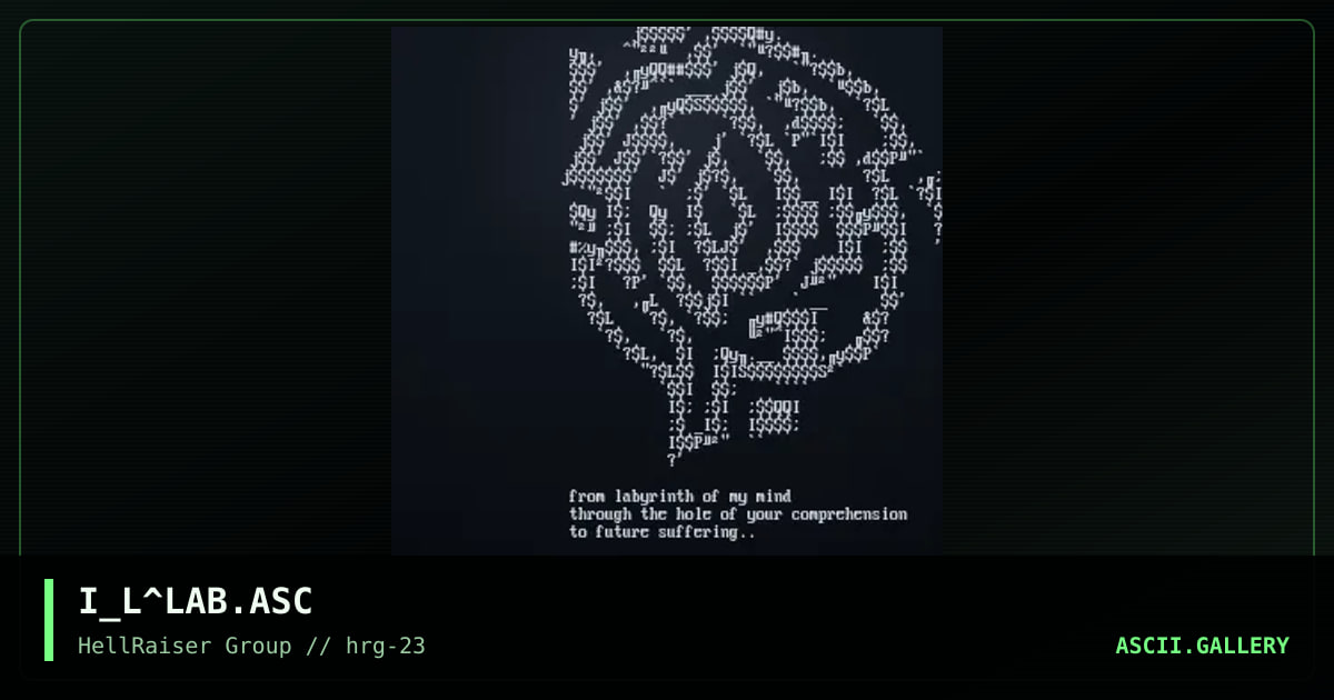 I_L^LAB.ASC, by iron_lung, 1999