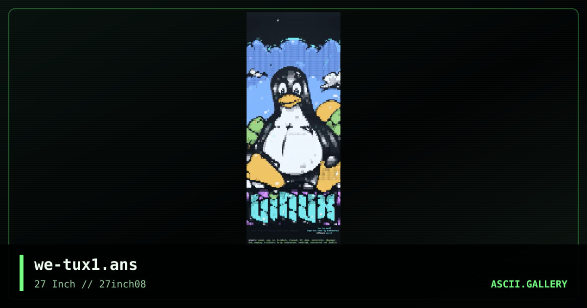 we-tux1.ans, by knocturnal, enzo, 2004