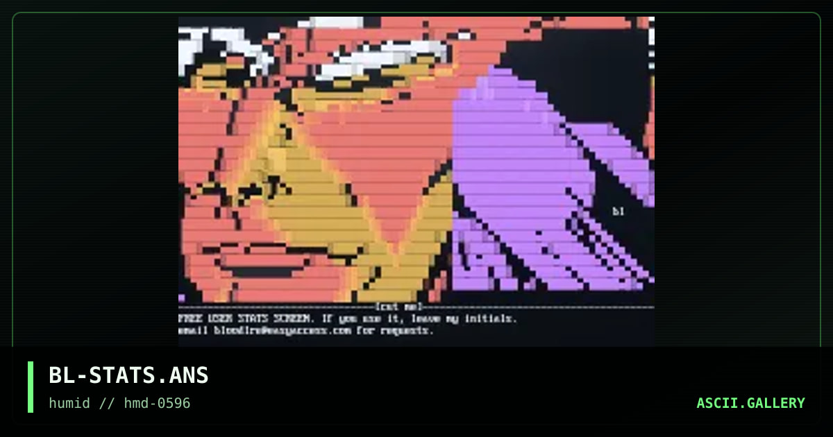 user stats, by bloodlore, 1996