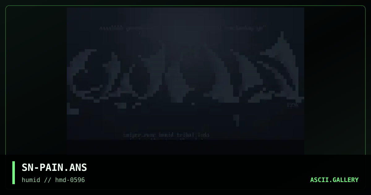 cathedral of PAIN, by sniper, 1996