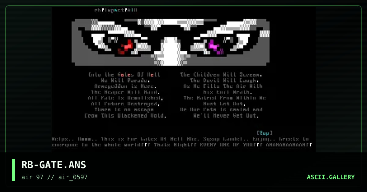 lit thing, by raibes, 1997