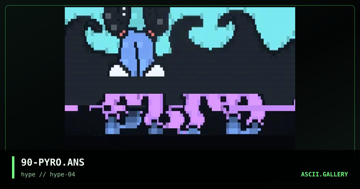 " Pyro Pic ", by pleeto, 1996