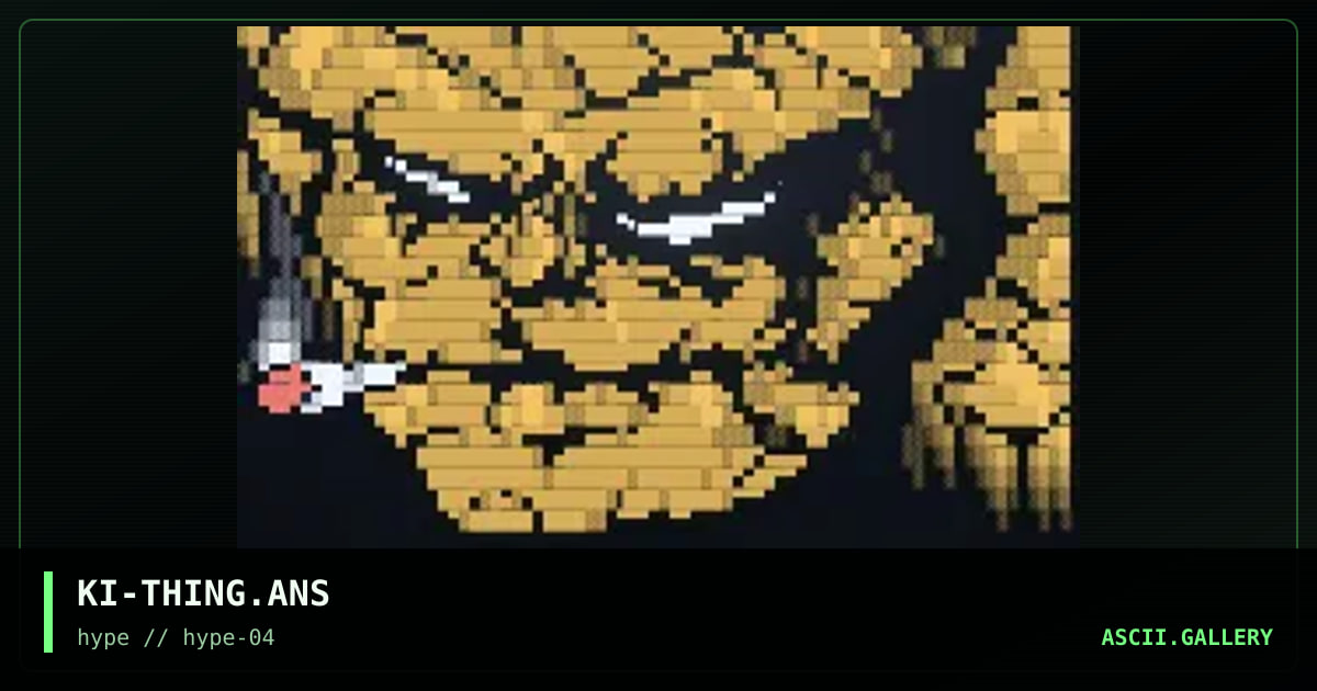 " Thing of Marvel Pic ", by kirin, 1996