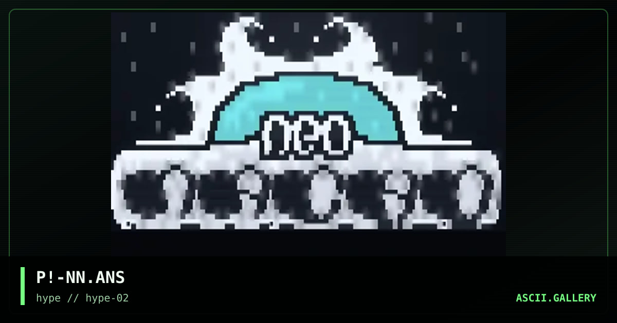 "NeoNacho" logo, by pleeto, 1996